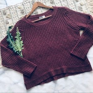 Roxy Cranberry Knit Sweater (XL)